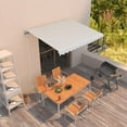 thumbnail image 1 of vidaXL Automatic Retractable Awning 300x250 cm Cream, 1 of 5