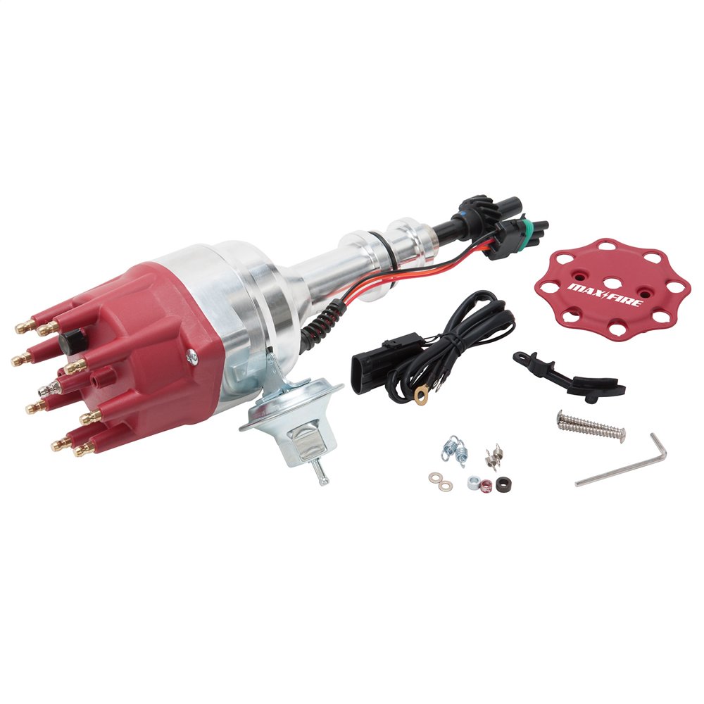 Edelbrock 22758 Max Fire Distributor; Three Wire HookUp; Centerless