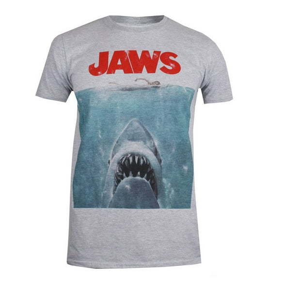 Jaws Mens Poster T-Shirt