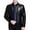 a01Black, variant on LODIENY Mens Faux Leather Motorcycle Jackets Stand Collar Full Zip Snap Button Cuff Bomber Jacket Outerwear with Pockets Black M