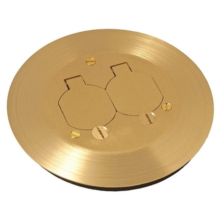 Raco RAC5500KIT - Floor Box Cover Round 2-1/4 L Brass