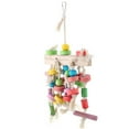 thumbnail image 4 of Parrot Cage Hanging,Wood Parrot Toy Pet Parrot Chewing Toy Parrot Cage Swing High-Precision Functionality, 4 of 8