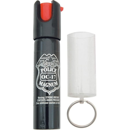 Police Magnum PM422 Keychain Unit 4 Unit Slides Into Plastic Sleeve Keyring
