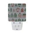 thumbnail image 5 of Yayeee LED Plug in Night Light for The Home with Auto Dusk to Dawn Light Sensors, 2 Pack, White Christmas House, 5 of 6