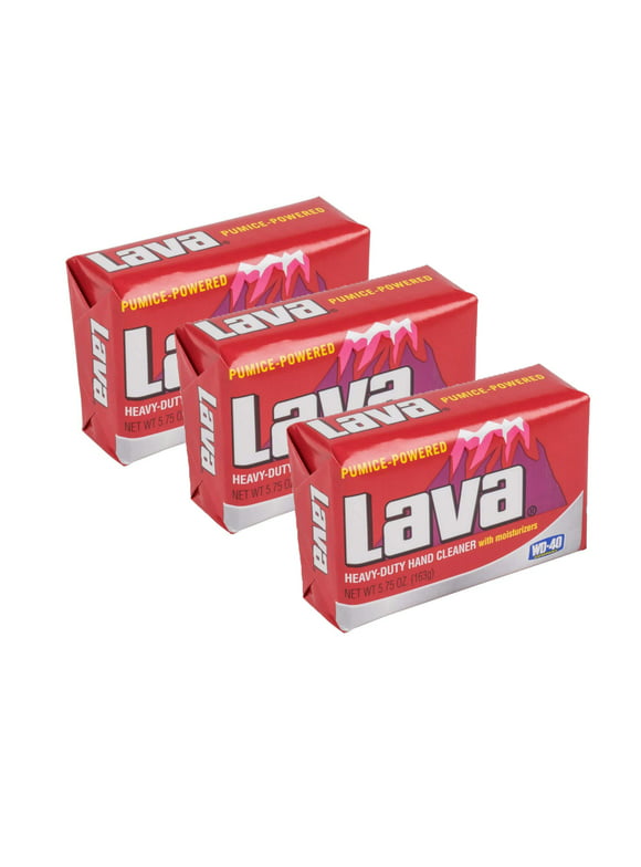 Lava 10185 Pumice Hand Cleaning and Moisturizing Bar Soap 5.75 Ounces (3 Pack)