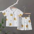 thumbnail image 4 of NOLDARES Toddler Baby Boy Clothes for Boys Cute Summer Short Sleeve T-Shirt Tops Shorts Clothes Sets Baby Boy Outfits(Yellow,6-12 Months), 4 of 4