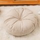 thumbnail image 5 of Cojín de suelo redondo de tela engrosada | Almohada lavable para ventana de balcón Tatami | Asientos de salón modernos y versátiles | Paño Suave y Duradero | 40x40x5cm | Naranja Amarillo Gris Beige, 5 of 8