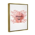 thumbnail image 4 of Stupell Industries Pink Beach Club Shell Animals & Insects Painting Gold Floater Framed Canvas Art Print Wall Art, 17 x 21, 4 of 10