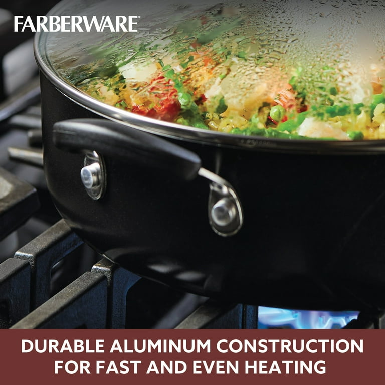 Farberware Aluminum 12.25 Nonstick Wok, 12.25-Inch