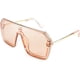 thumbnail image 1 of Gafas de sol clásicas de una pieza Hermoso diseño retro de moda sin marco para mujeres y hombres Ormromra HMJM367-4, 1 of 4