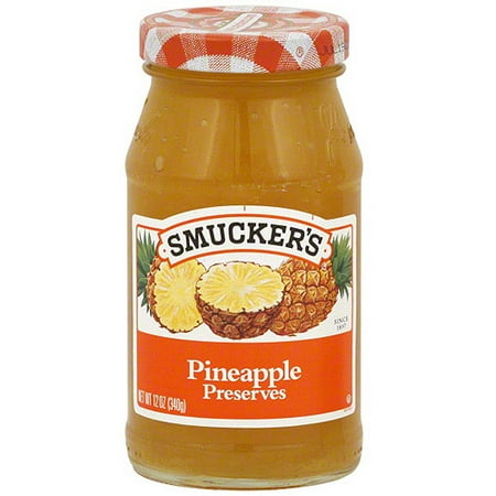 Smucker's Pineapple Preserves, 12 oz (Pack of 6)