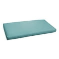thumbnail image 5 of Sorra Home  Outdura Solid Indoor/Outdoor Round-front Bench Cushion 60 in x 18 in x 2 in - ETC Aqua, 5 of 5