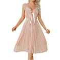 thumbnail image 3 of Asxite Womens Pajamas Solid Lace Camisole Nightgown Elegant Comfortable, 3 of 5