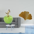 thumbnail image 2 of Estatua,Escultura de fruta artificial,estatua y artesanía,Esculturas de pared de hojas,Esculturas de pared de hierro forjado con hojas de ginkgo,Escultura de pared con hojas de ginkgo para, 2 of 8