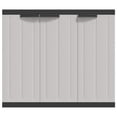 ALmi Outdoor Storage Gray and Black 38.2"x14.6"x33.5" PP