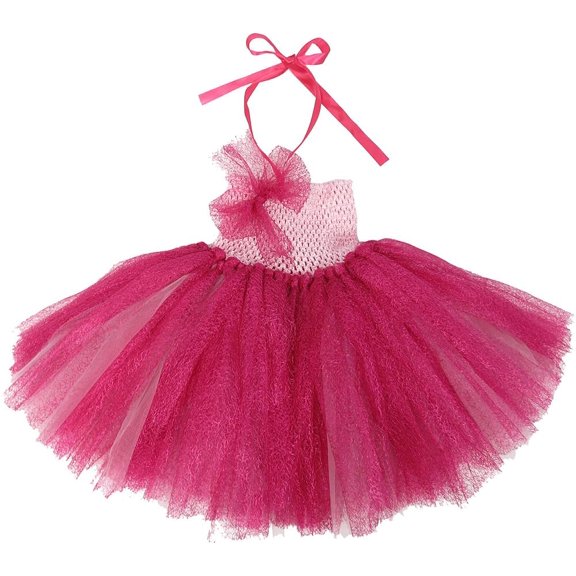 Wenchoice Girl'S Pink/Hot Pink Hand Banding Dress  S(1T-2T)