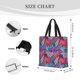 thumbnail image 3 of Fotbe Tropical Leaves Bolsa Tote con Estampado para Mujer, Bolsos con Cremallera, Bolsa de Hombro Casual de Gran Capacidad con Bolsillos Internos, 3 of 7