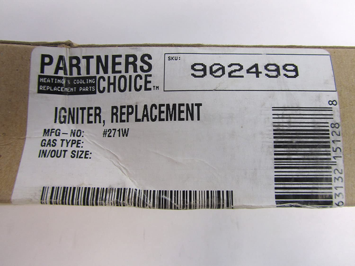Miller # 902499 Hot Surface Furnace Ignitor Nordyne Intertherm Broan