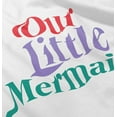 thumbnail image 4 of Cute Daughters Mermaid Birthday Party Youth T Shirt Tee Girls Infant Toddler Brisco Brands 4T, 4 of 5