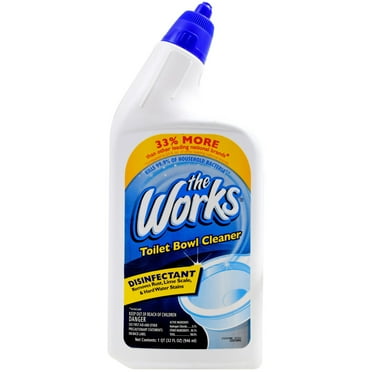 The Works Disinfectant Toilet Bowl Cleaner 3 Pack (96 fl oz)
