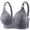 R75-Grey, variant on Soft Womens T-Shirt Bras Full Coverage Bra Support Brassieres Comfort All Day Wireless T Shirt Bra Seamless Large Size Bralettes Soft Brassieres