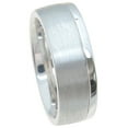 thumbnail image 2 of 925 Sterling Silver Men's Wedding Bands & Wedding Ring Makes Great Anniversary Gifts for Him, 2 of 5