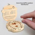 thumbnail image 4 of ZHAOCHENG Caja de madera para dientes, caja para dientes de leche para niñas, caja para dientes de leche, caja para dientes, caja de almacenamiento, caja para dientes para guardar dientes de leche, ca, 4 of 5