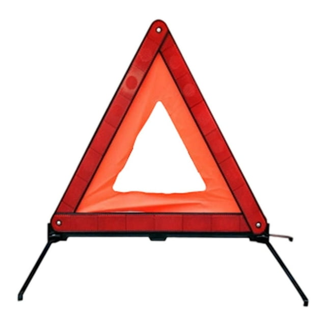 Triángulo de advertencia,Triángulo de advertencia de emergencia reflectante plegable,Trípode plegable para señal de alerta de peligro con caja de almacenamiento,Kit de triángulos de
