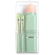 thumbnail image 1 of Brocha para polvos sueltos de viaje 8 en 1, brocha en ángulo, brocha para sombra de ojos, esponja de belleza, brocha para labios para mezclar bases, juegos de brochas de maquillaje portátiles, 1 of 5