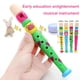 thumbnail image 2 of Flauta pequeña de plástico de colores para jóvenes, educación infantil, juguetes musicales, aprendizaje de instrumentos musicales, niños y niñas, colores aleatorios, 2 of 8
