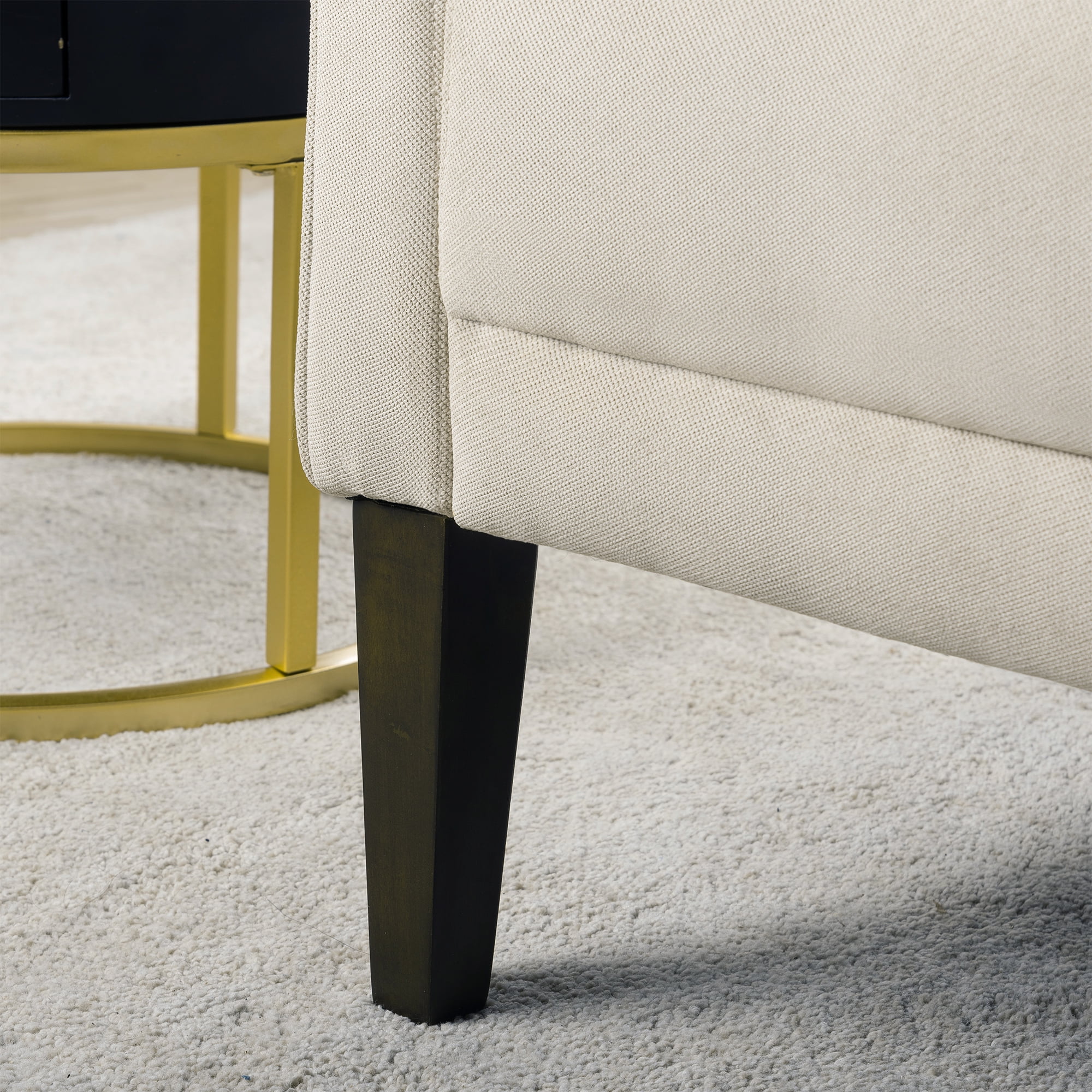 Kadyn 28.5" Wide Hollow Shape Arm Accent Chair, Modern Fabric Armchair for Living Room, Upholstered Fabric Accent Chair with Armrest, Cream White Kadyn 28.5" Wide Hollow Shape Arm Accent Chair, Modern Fabric Armchair for Living Room, Upholstered Fabric Accent Chair with Armrest, Cream White