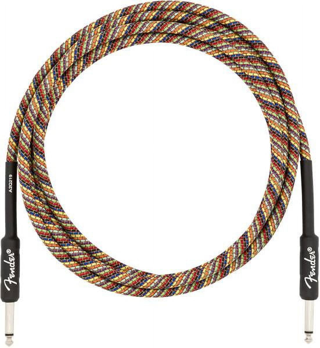 10' Festival Instrument Cable, Pure Hemp, Rainbow MODEL #: 0990910299 - 10 ft