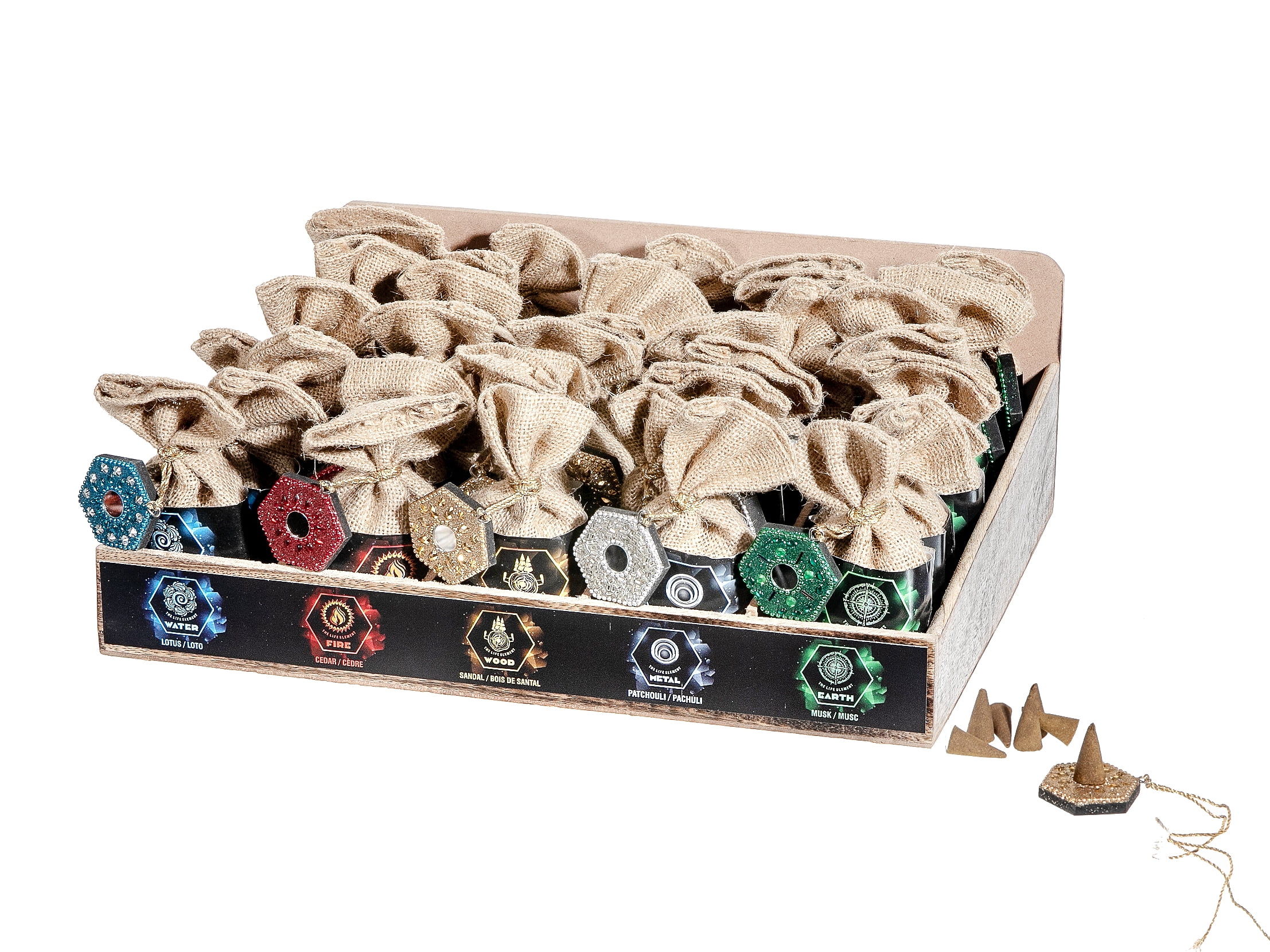 ELEME Incense CO&HDR - FRENCH THE FERN GROUP ÉLÉM CONE ET D'ENCEN