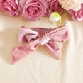 thumbnail image 5 of Mnyotv Toddler Girls Dress Baby Girl Outfits Fall Clothes Mesh Floral Bow Long Sleeve Dress with Headbands Size 0-3Months, 5 of 5