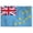 4x6 ft Nylon Flag, variant on AGAS Tuvalu Flag 4x6 inch - 11" Plastic Pole 100% Polyester Stitched Edges Tuvaluan Polynesian Island Mini Flag on a Stick