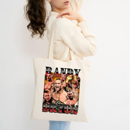 vintage TBag perfect for everyday wear  sports  and more  RANDY ORTON Tote Bag-TH39146