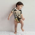 thumbnail image 3 of Kdxio Enchanted Deer In Cave Pattern Unisex Baby Cotton Short Sleeve Bodysuits-3 Months, 3 of 5