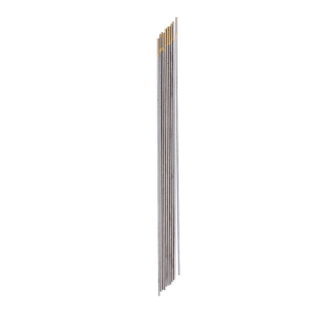 Varillas De Electrodos De Tungsteno, 10 Uds., 1,0x150mm, Acabado Alto, Suavidad, Amplia Aplicación, Material De Tungsteno Para Soldadura Por Arco De Argón
