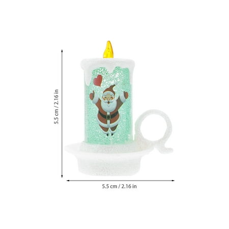 

12Pcs Christmas Decorations Luminous Candle Lovely Candle Design Adornments
