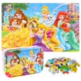 thumbnail image 1 of Puzzles Princess MZZOTOY, 60 piezas, para niños de 4 a 8 años, con caja, 1 of 7