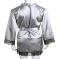 thumbnail image 4 of Womens Nightwear Bride Kimono Robe Satin Silk Night Dress, 4 of 6