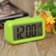 thumbnail image 2 of Reloj despertador digital LED Repetición Snooze Sensor activado por luz Luz de fondo Hora Fecha Temperatura Pantalla Verde, 2 of 8