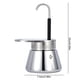 thumbnail image 2 of Cafetera de tubo simple/doble de acero inoxidable 304, 1/2/4 tazas, regalo para hombre y mujer, 2 of 9
