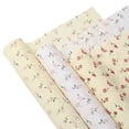 thumbnail image 3 of NAMZI rose snow pear paper Valentine's Day lining wrapping paper bouquet priming floral gift wrapping paper (beige pink), 3 of 5