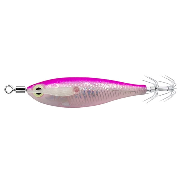 Señuelos Pulpo Cebo Pesca Anzuelo Calamar Artificial Luminoso Horizontal para Pescar