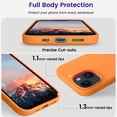 thumbnail image 4 of Compatible with iPhone 15 Plus Case, Silicone Shockproof Slim Thin Phone Case for iPhone 15 Plus (6.7 inch), (Orange), 4 of 12