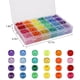 thumbnail image 2 of Kit de cuentas de poni QUEFE 2880 piezas para manualidades, 6 x 9 mm, 24 colores, 2 of 7