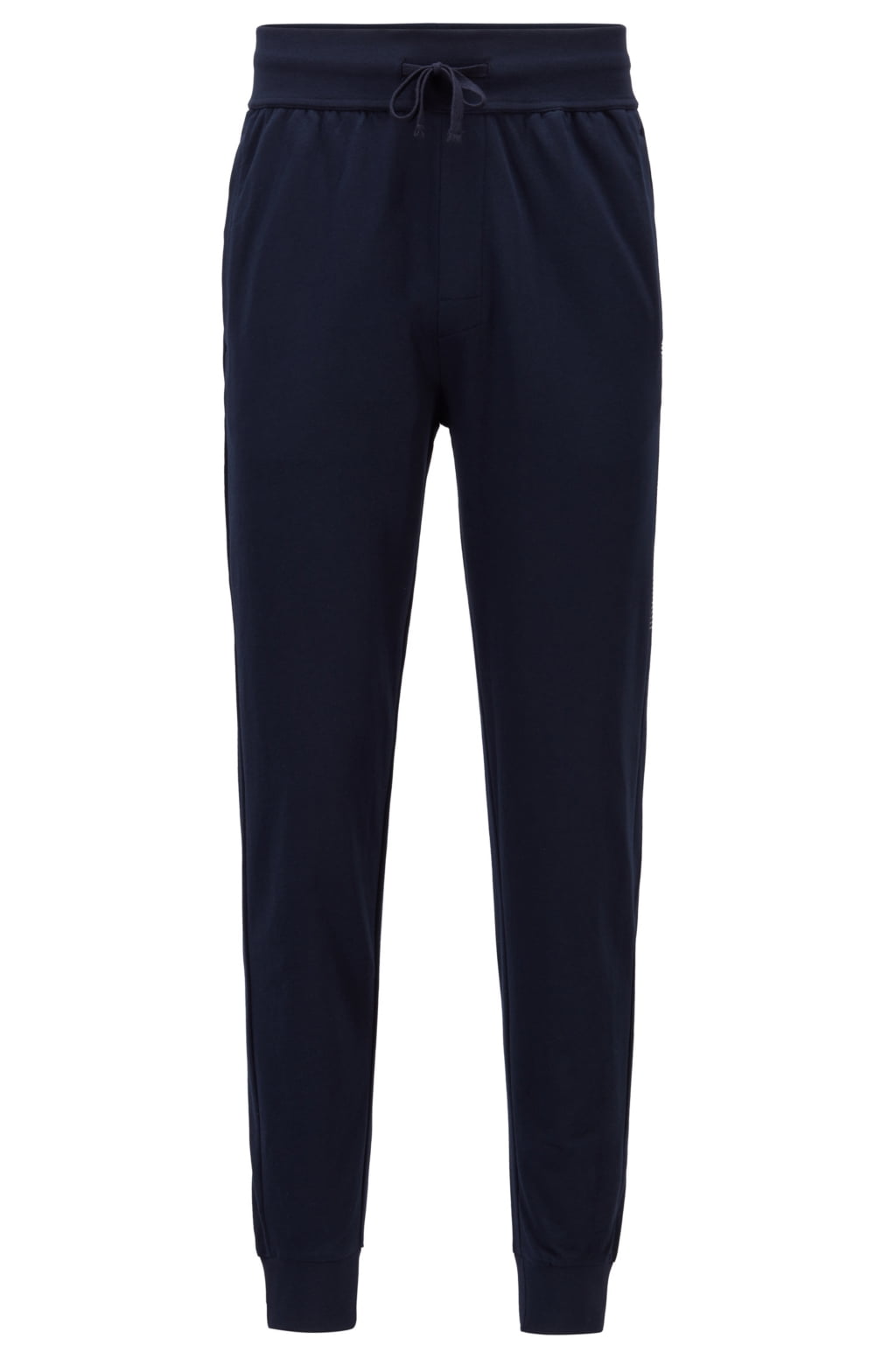 Cuffedhem loungewear trousers with heatsealed logo artwork