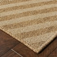 thumbnail image 3 of Style Haven  Veranda Chevron Tonal Stripes Brown Indoor-Outdoor Rug 8'6" x 13' 9' x 12' Accent, Outdoor, Indoor Living Room, Patio, Dining Room, 3 of 5