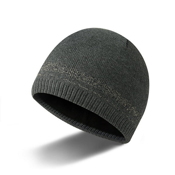 Beanie Hat for Men - Knit Ribbed Cap -  Skull Caps